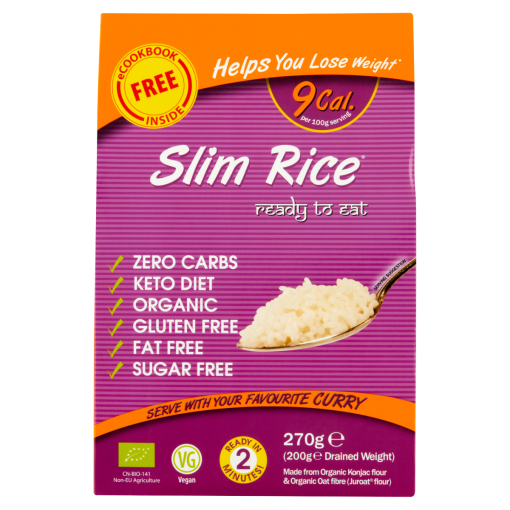 Slim Rice főtt rizs helyettesítő 270 g