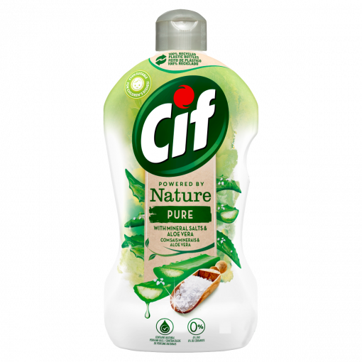 Cif Powered by Nature Pure kézi mosogatószer 450 ml (Washing Up Liquid)