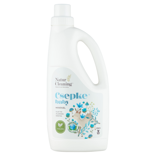 Natur Cleaning Csepke Baby illat és allergén mentes mosógél 14 mosás 1 l (Laundry Gel)