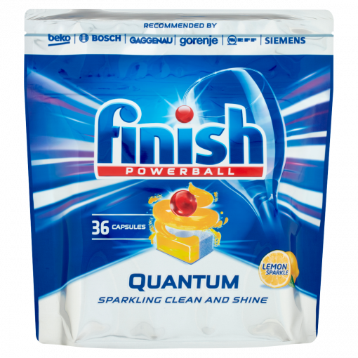 Finish Quantum citrom illatú mosogatógép-tabletta 36 db (Dishwasher Tabs)