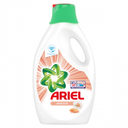 Ariel Sensitive Folyékony Mosószer, 2,75 l (Laundry Detergent)