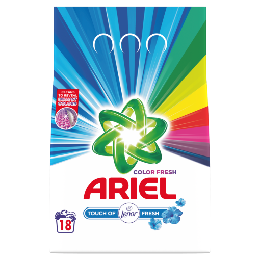 Ariel Touch Of Lenor Fresh Color Mosópor, 1.35kg, 18 Mosás