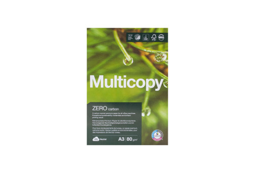 MULTICOPY Zero Carbon nyomtatópapír, A3, 80 g