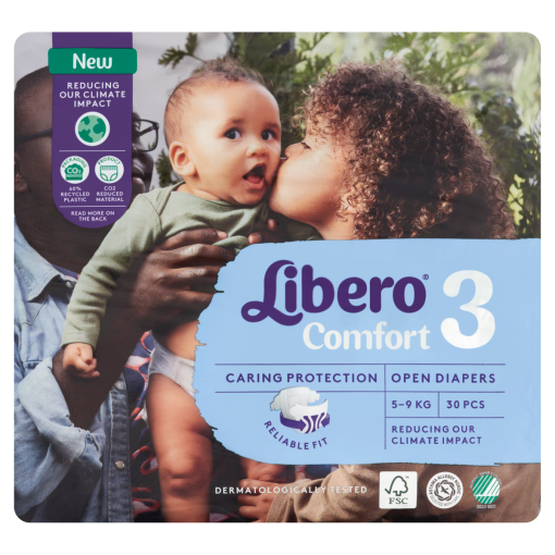 Libero Comfort egyszerhasználatos pelenkanadrág, méret: 3, 5-9 kg 30 db
