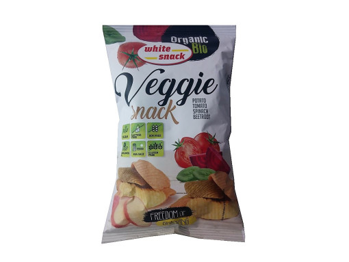 White Snack BIO zöldséges sült snack 45 g