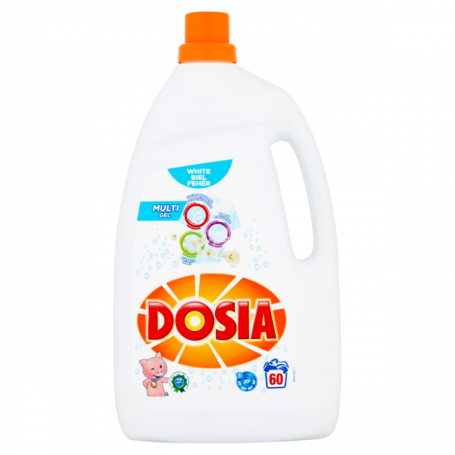 Dosia Multi Gel folyékony mosószer fehér  3 l (Washing Gel White)