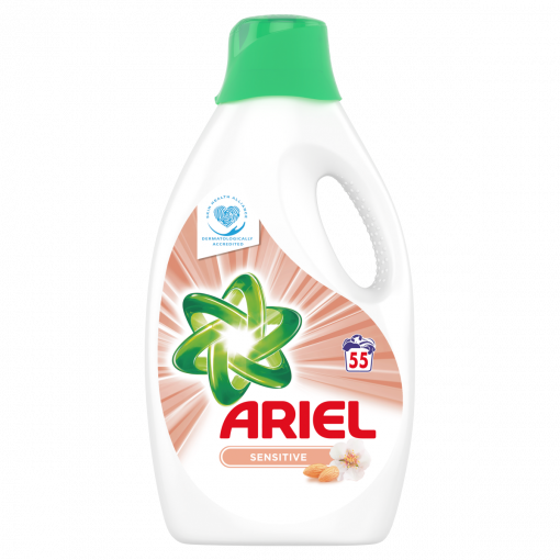Ariel Sensitive Folyékony Mosószer, 3,025 l (Laundry Detergent)