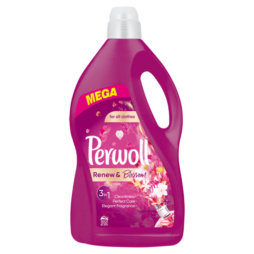Perwoll Renew&Blossom finommosószer 60 mosás 3,6 l