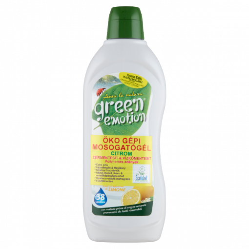 Green Emotion Citrom öko gépi mosogatógél 26 mosás 650 ml