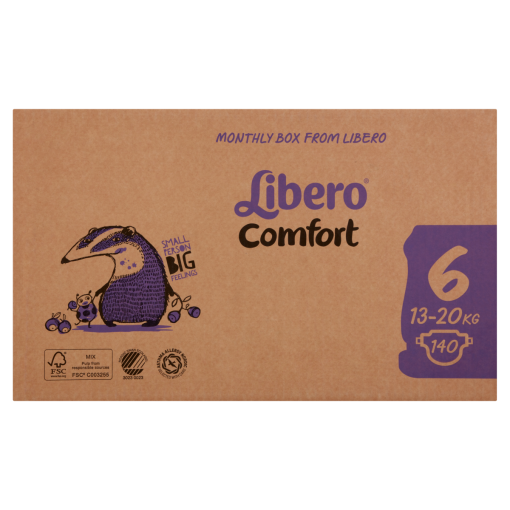 Libero Comfort 6 13-20 kg pelenka 2 x 70 db