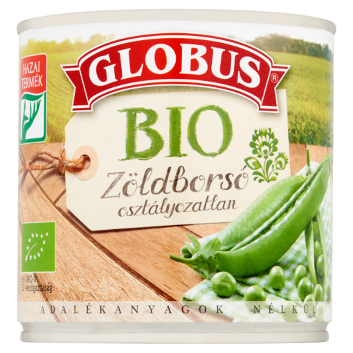 Globus BIO osztályozatlan zöldborsó 400 g