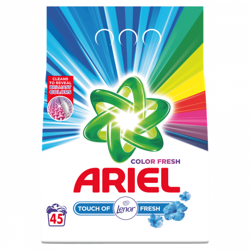 Ariel Touch Of Lenor Fresh Color Mosópor, 3.375kg (Washing Powder) 