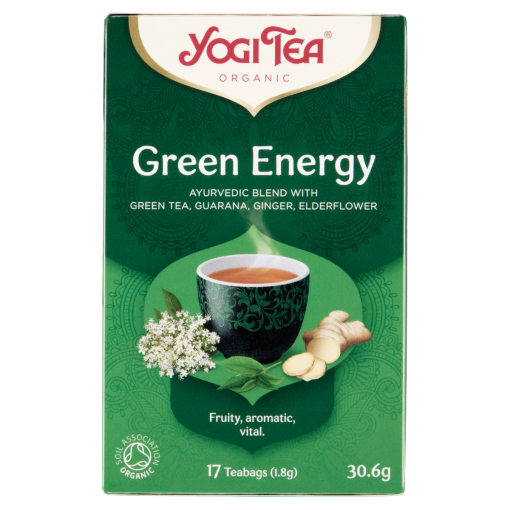 Yogi Tea BIO energizáló zöld tea 17 filter 30,6 g