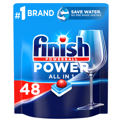 Finish Powerball Power All in 1 Regular mosogatógép tabletta 48 db 768 g