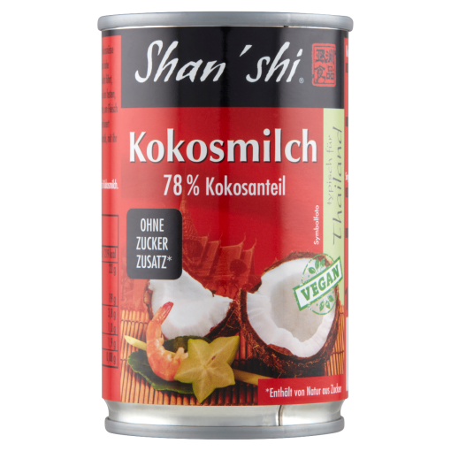 Shan’shi kókusztej 78% kókusztartalommal 165 ml