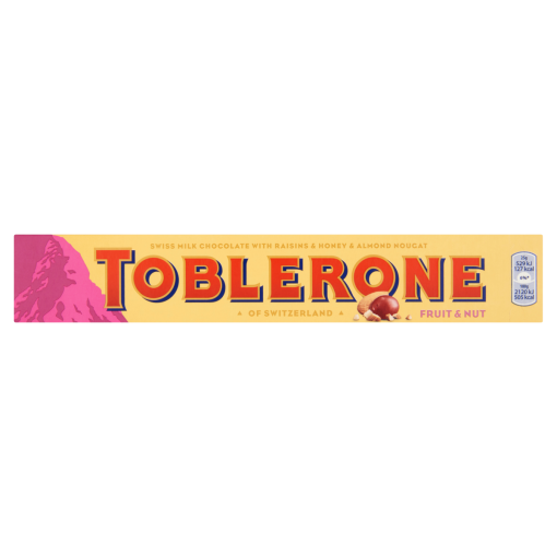 Toblerone svájci tejcsokoládé mazsolával, mézzel és mandulával 100 g