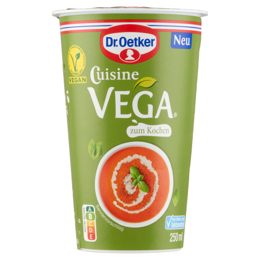 Dr. Oetker Cuisine Vega vegán növényi készítmény főzőtejszín helyettesítésére 250 ml