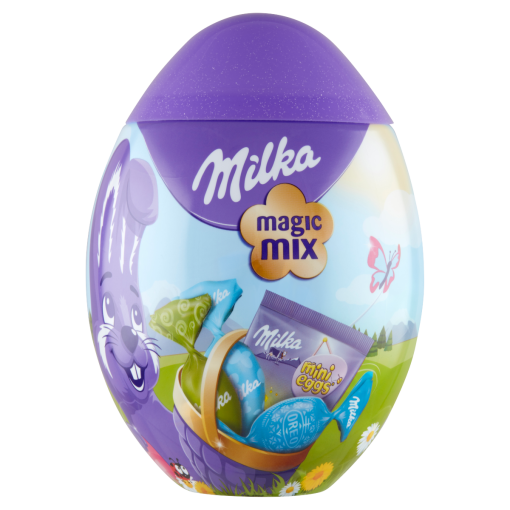 Milka Magic Mix alpesi tej felhasználásával készült tejcsokoládé válogatás 167 g