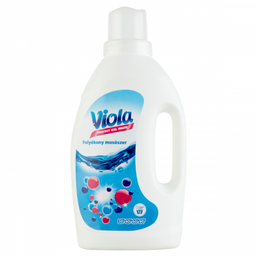 Viola folyékony mosószer fehér 12 mosás 1000 ml (Laundry Detergent White)