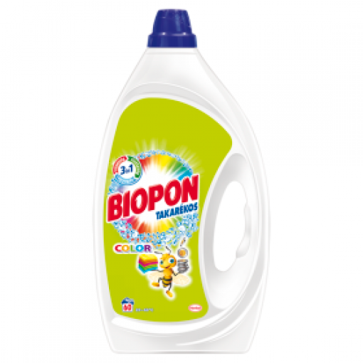 Biopon Takarékos Color folyékony mosószer 3 l (Laundry Detergent)