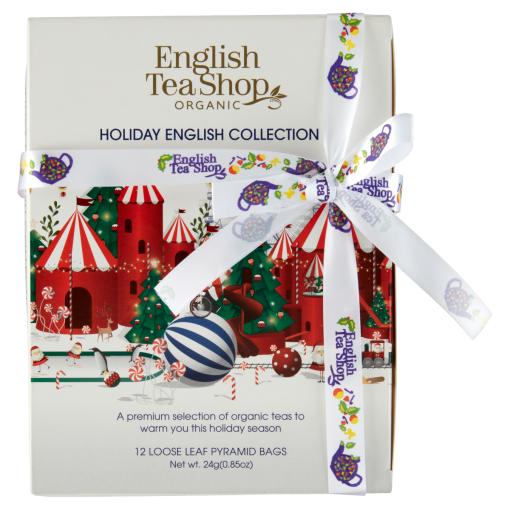 English Tea Shop British toys karácsonyi fehér BIO teaválogatás 4 ízben 12 filter 24 g