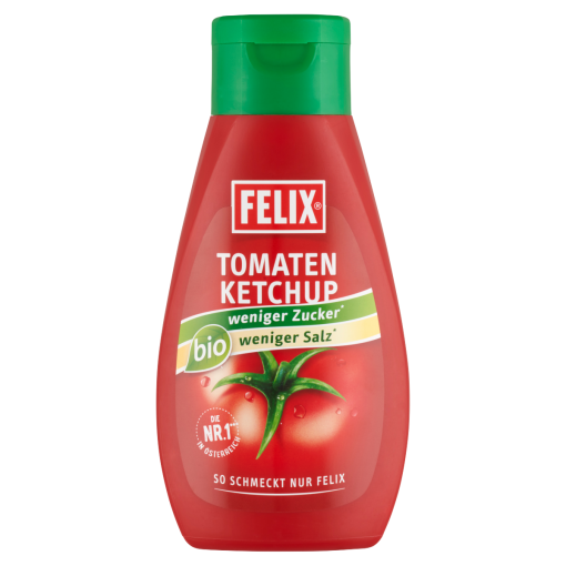 Felix bio ketchup csökkentett cukor- és sótartalommal 435 g