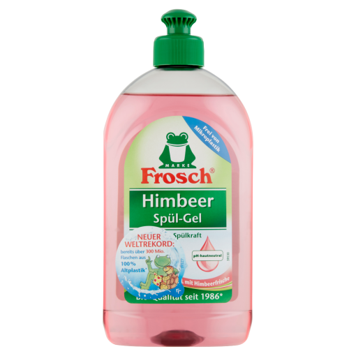 Frosch málnás mosogatószer 500 ml (Washing Up Liquid Raspberry)