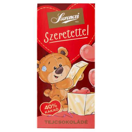 Szerencsi Szeretettel tejcsokoládé 50 g