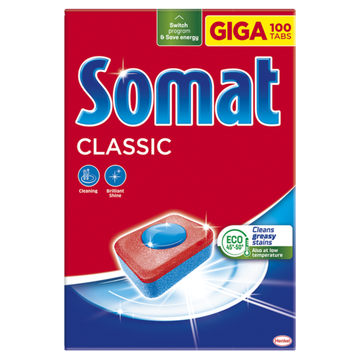 Somat Classic gépi mosogatótabletta 100 db 1660 g (Dishwasher Tabs)