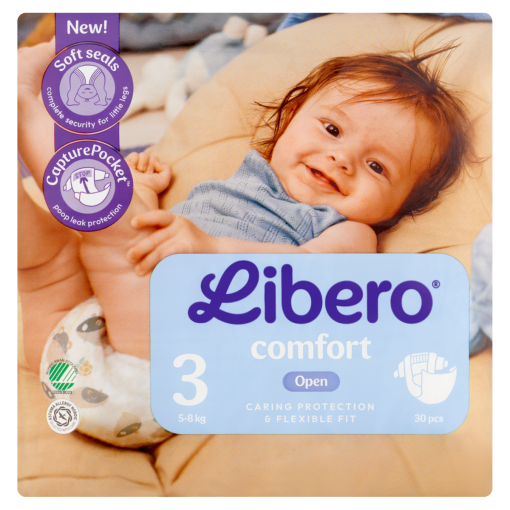 Libero Comfort egyszerhasználatos pelenka, méret: 3, 5-8 kg 30 db