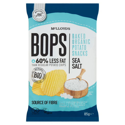 McLloyd’s tengeri sós ízesítésű sült burgonyás bio snack 85 g