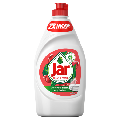 Jar Clean & Fresh Pomegranate & Honeysuckle Folyékony Mosogatószer  Tiszta Edényekért,450ml