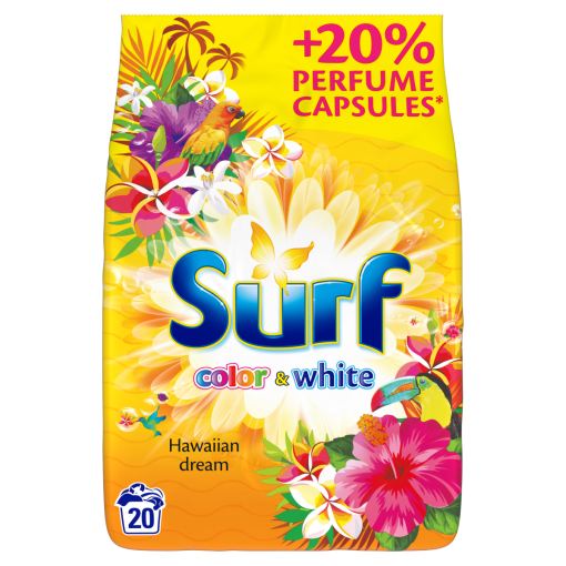 SURF Color & White Hawaiian Dream Mosópor 1,3 kg (Washing Powder)