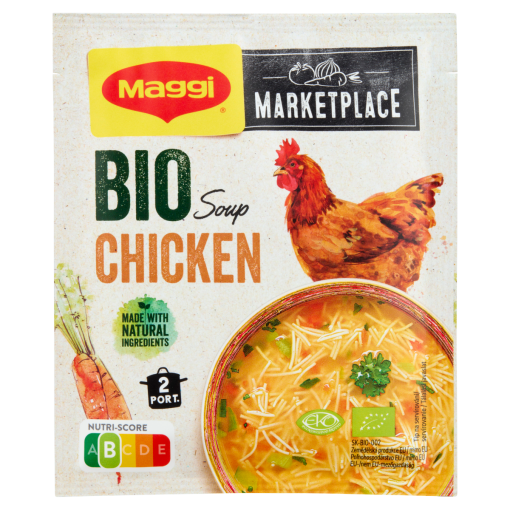 Maggi bio csirkehúsleves metélttésztával 34 g