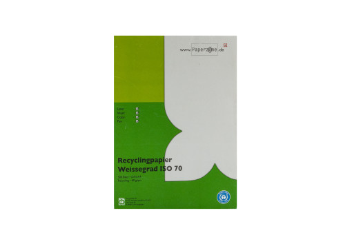 Paperzone Recyclingpaper Weissegrad ISO 70 80 g, 500 lap A4