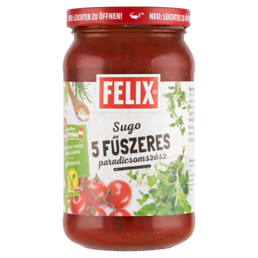 Felix Sugo 5 fűszeres paradicsomszósz 360 g