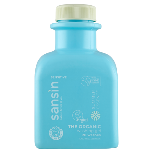 Sansin Summer Essence szenzitív mosógél 1000 ml (Laundry Detergent)