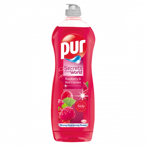 Pur Secrets of the World Raspberry & Red Currant  mosogatószer 900 ml  (Washing Up Liquid)