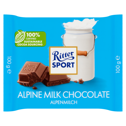 Ritter Sport alpesi tejcsokoládé 100 g