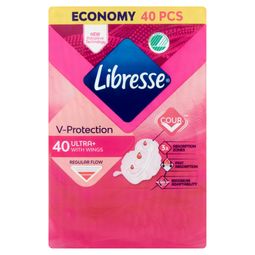 Libresse Ultra+ egészségügyi betét 40 db