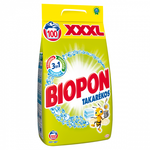 Biopon Takarékos mosópor 100 mosás 7 kg