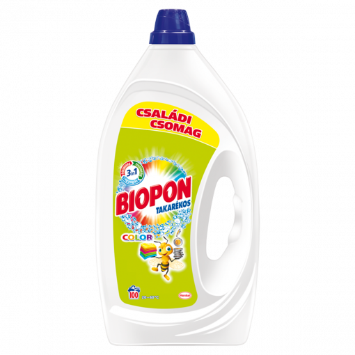 Biopon Takarékos Color folyékony mosószer 5 l (Laundry Detergent)