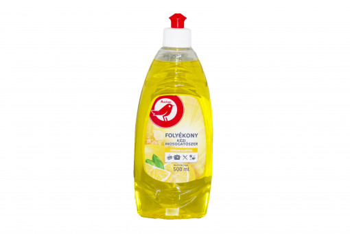 AUCHAN Folyékony kézi mosogatószer Citrom (washing up liquid, lemon)