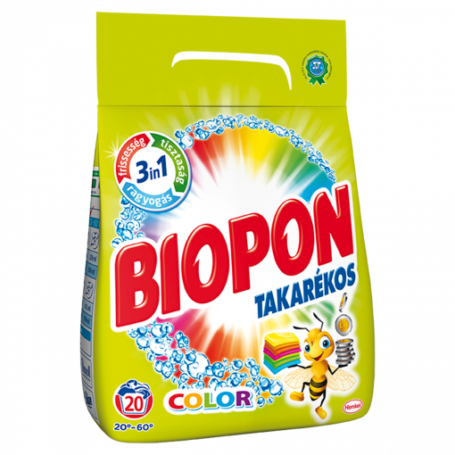 Biopon Takarékos Color mosópor 20 mosás 1,4 kg