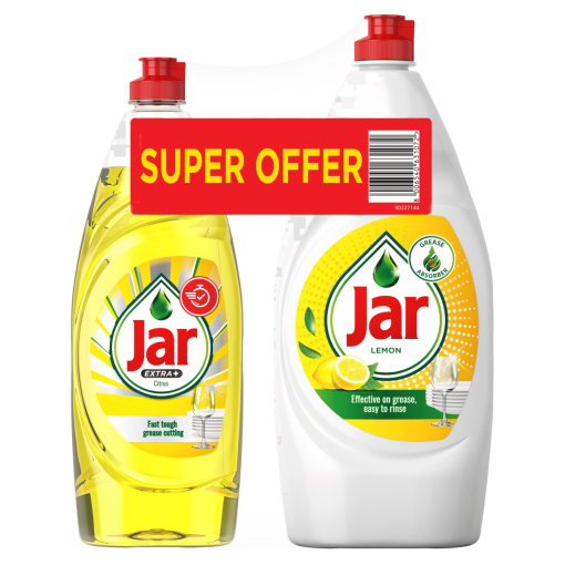Jar Extra+ Citrus 650 ml + Jar Lemon 900 ml Mosogatószer (Washing Up Liquid)