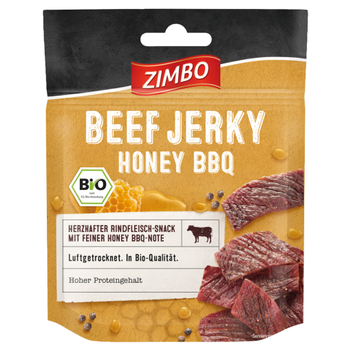 Zimbo BIO marha snack mézes BBQ-val 25 g