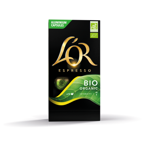 L’OR Espresso Bio Organic őrölt-pörkölt kávé kapszulában 10 db 52 g