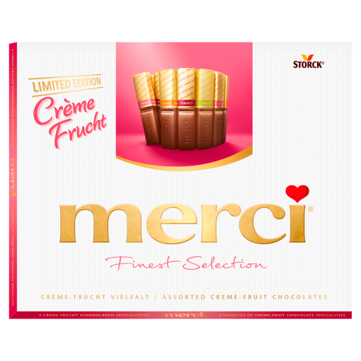 Merci Finest Selection 4 gyümölcskrémes csokoládékülönlegesség 250 g