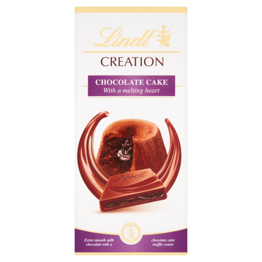 Lindt Creation Chocolate Cake csokoládéhabbal töltött extra tejcsokoládé 150 g
