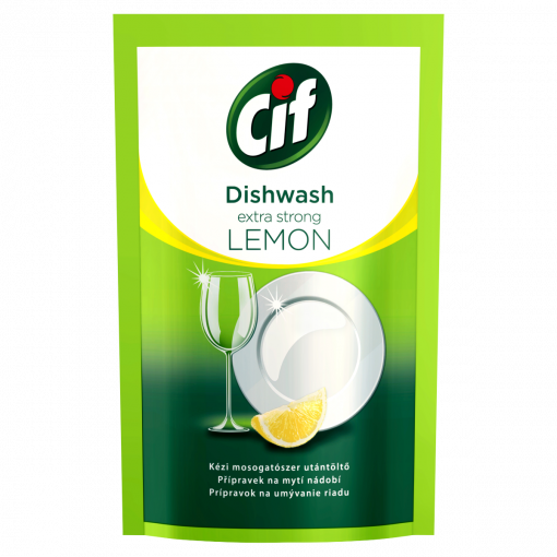 CIF Lemon Kézi Mosogatószer 500 ml (Washing Up Liquid Lemon)